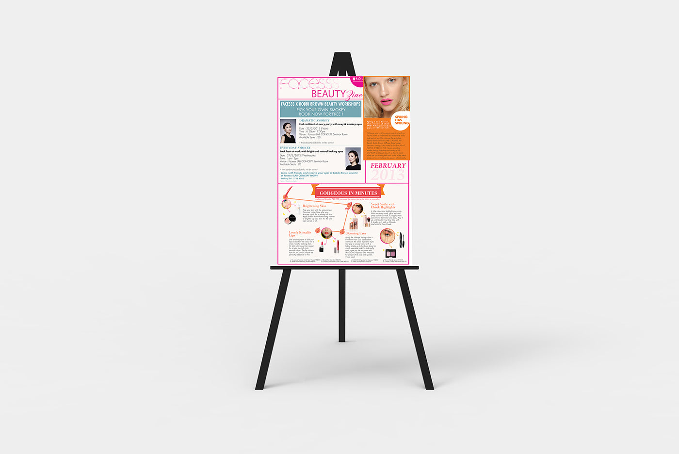 Beautyzine newsletter & marketing collateral