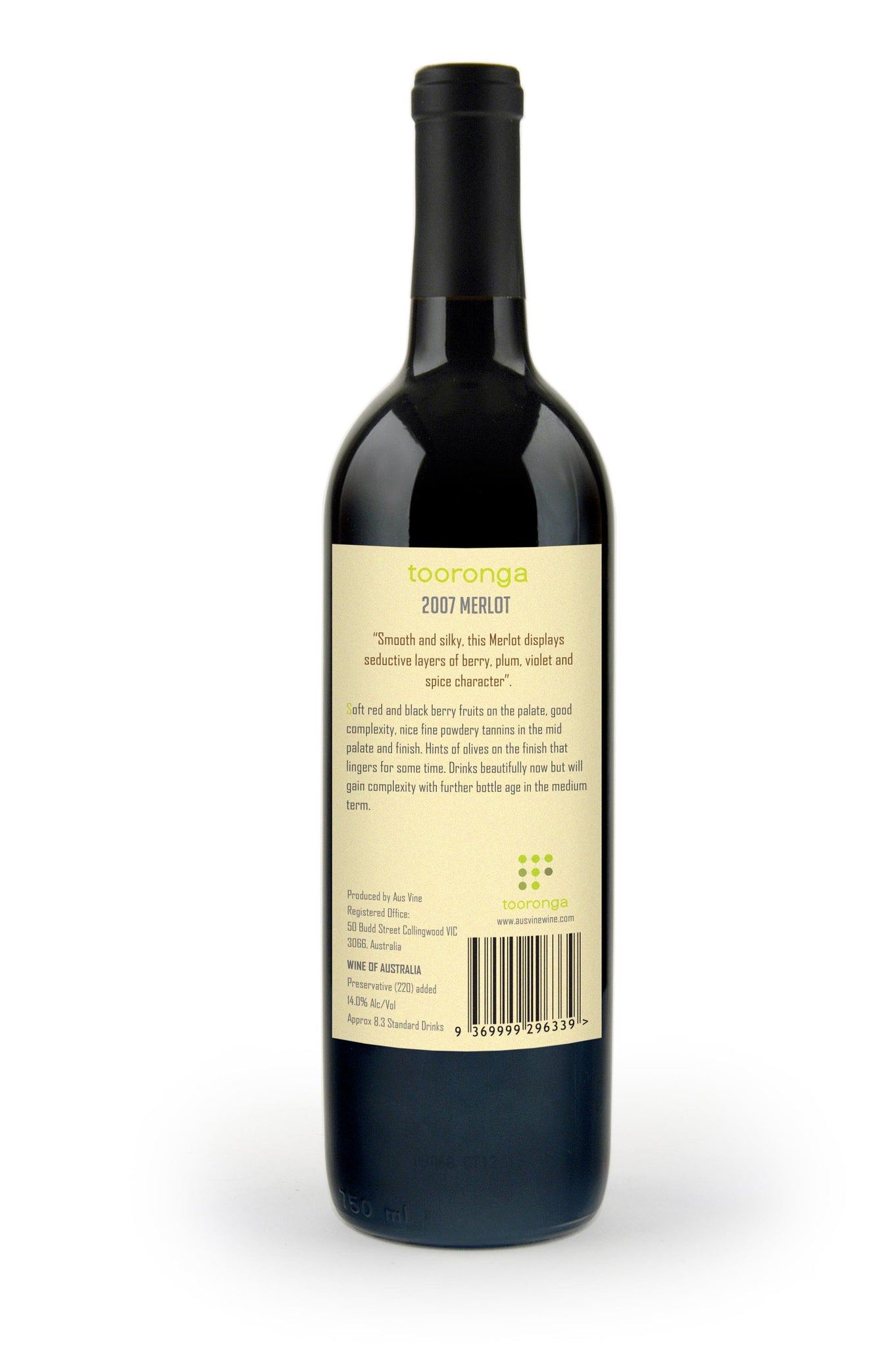 Tooronga Wine.